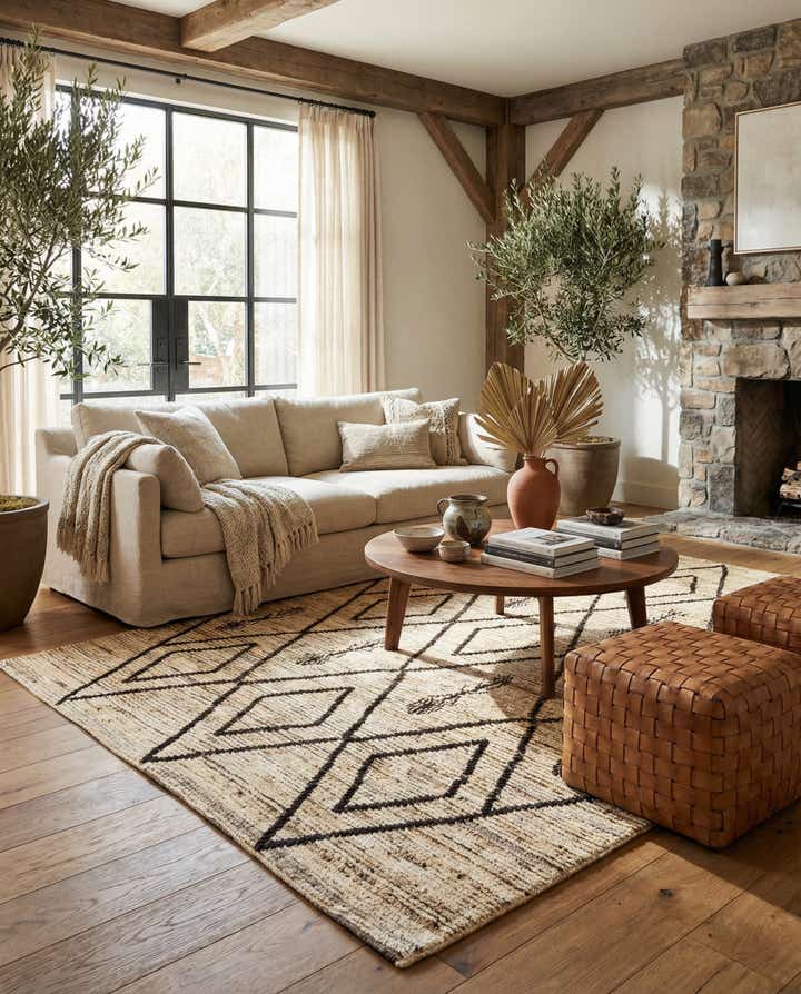 5' 9 x 8' 3 Beni Marok Rug