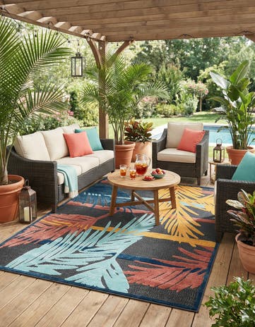 7' x 10' Easy-Clean Belize Indoor / Outdoor Rug
