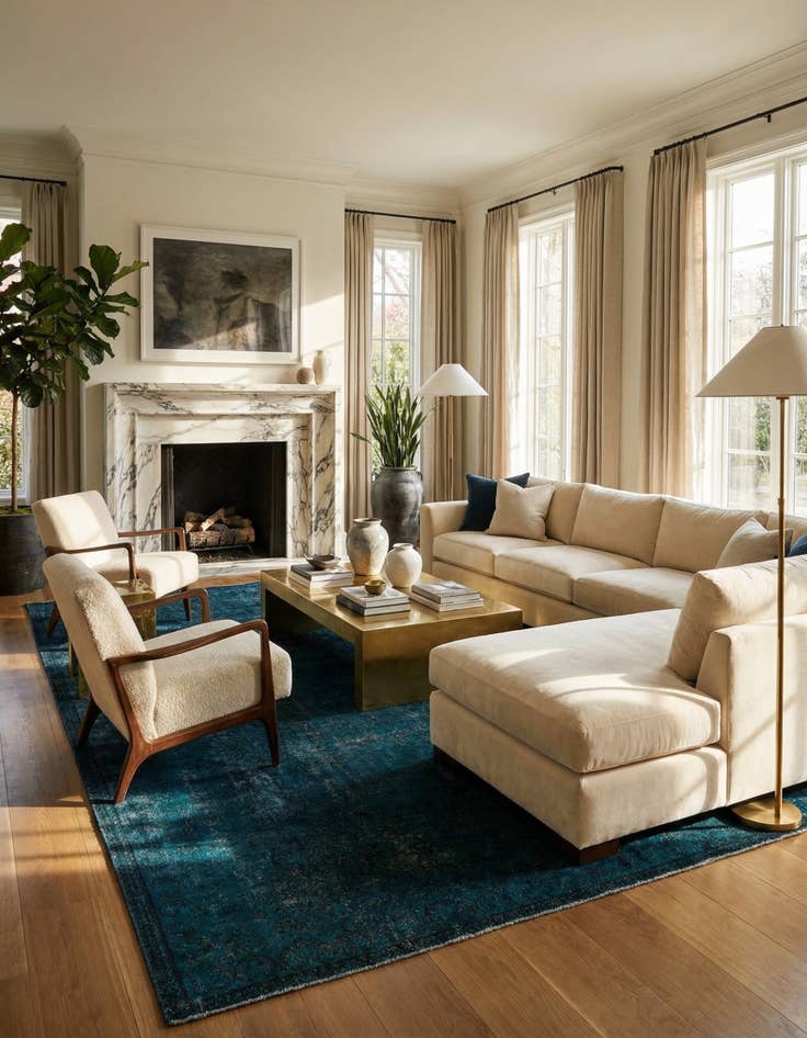 Detail image of 9' 6 x 12' 8  Hand Knotted Ultra Vintage Persian Wool Rug