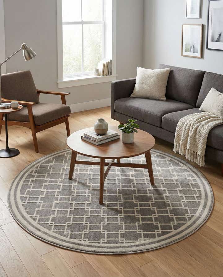 Jill Zarin 4' x 4' Metropolitan Uptown Round Rug