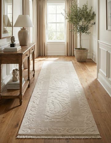 2' 9 x 9' 7 Hand Knotted Darya Wool Runner Rug