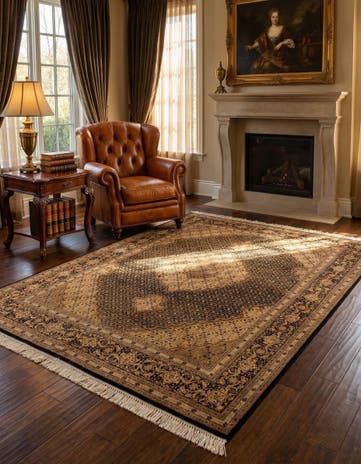 4' 11 x 6' 6 Tabriz Mahi Rug