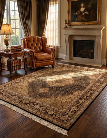 4' 11 x 6' 6 Tabriz Mahi Rug