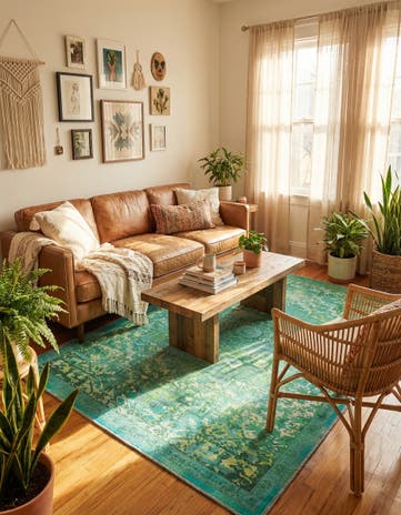 5' 3 x 8' Washable Francesca Rug