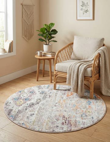 3' 3 x 3' 3 Vega Round Rug