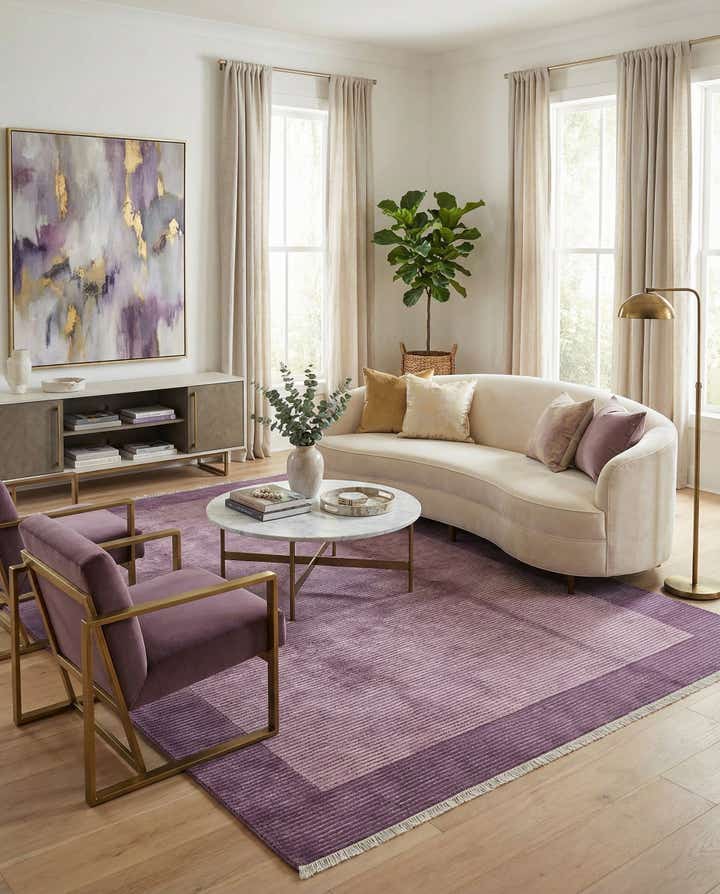 6' 7 x 9' 8 Hand Knotted Darya Wool Rug