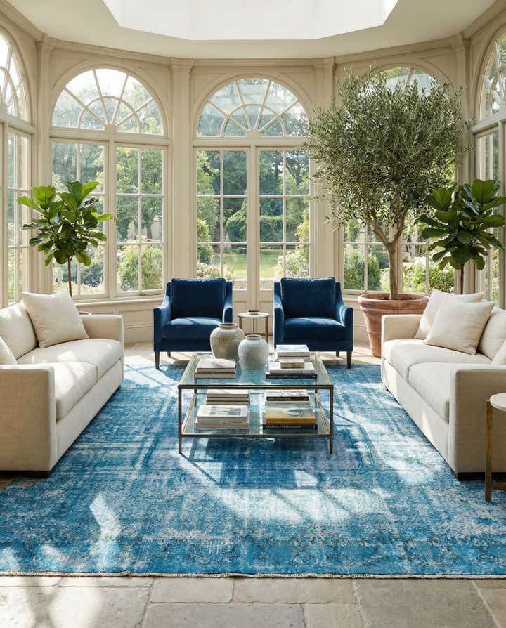 9' 1 x 13' Vintage Royal Wool Rug