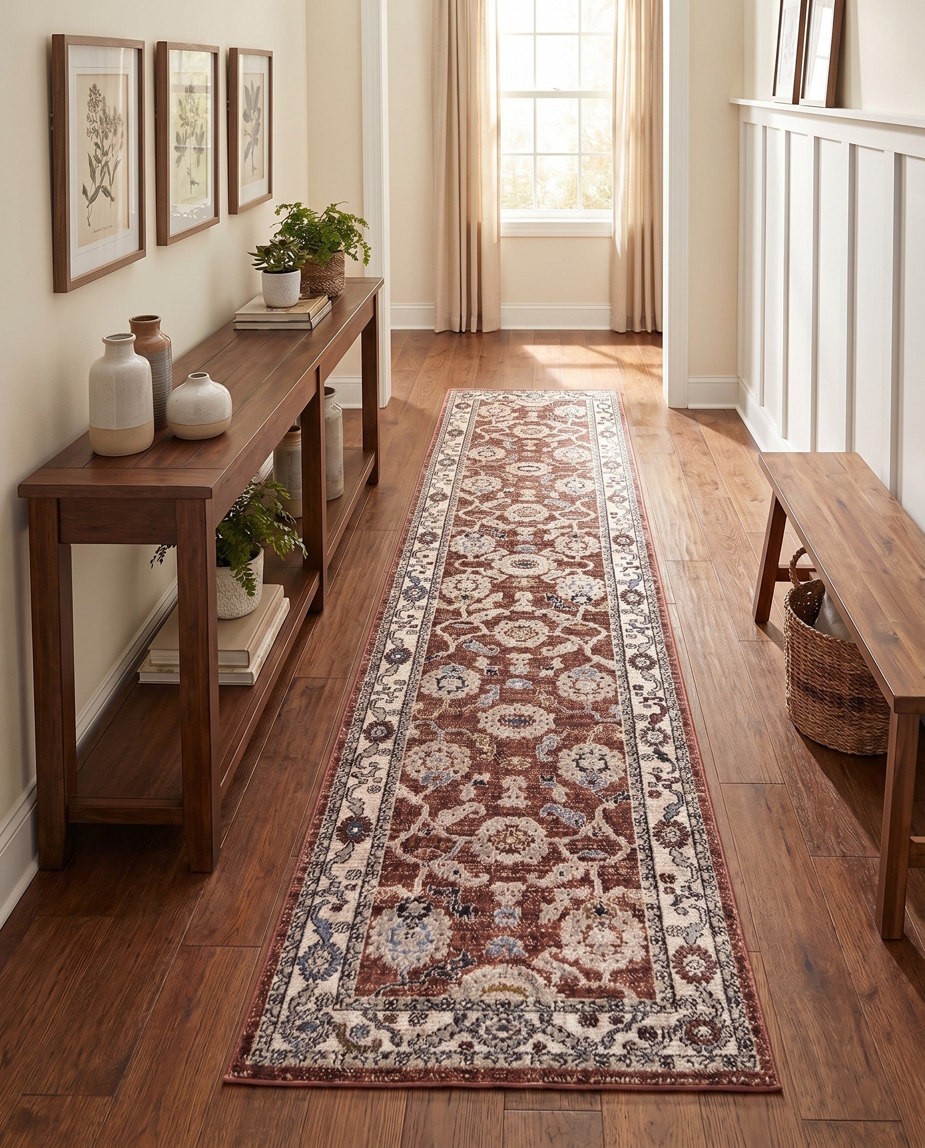 2' 7 x 12' Eco Traditional Runner Rug