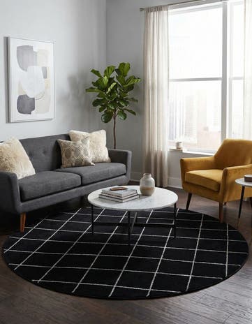 7' 10 x 7' 10 Vogue Geo Round Rug
