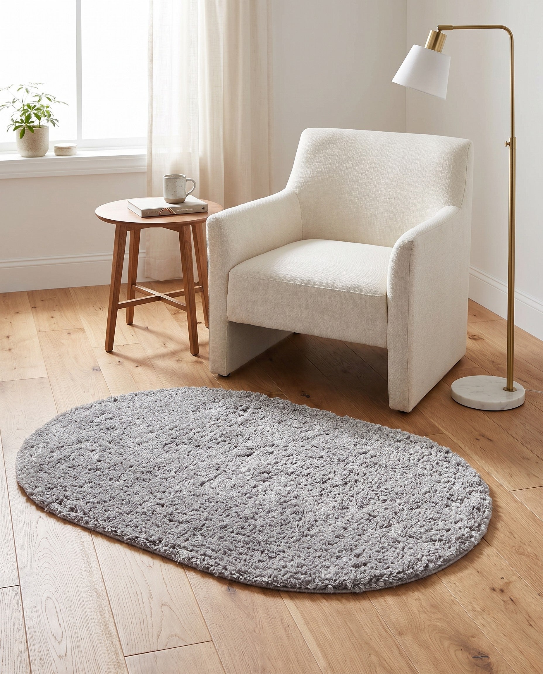 3' x 5' 3 Zermatt Shag Oval Rug