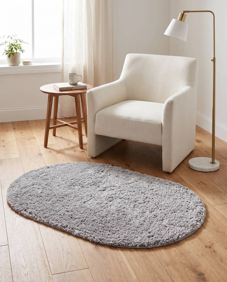 Detail image of 3' x 5' 3 Zermatt Shag Oval Rug