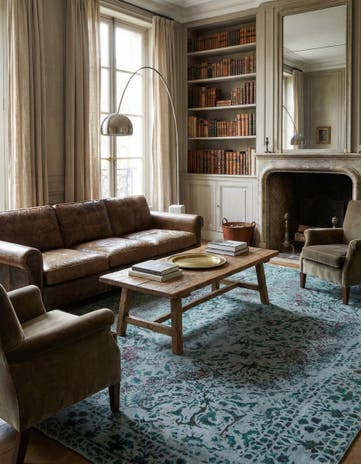 7' 11 x 10' 11 Vintage Royal Wool Rug