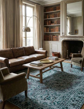 7' 11 x 10' 11 Vintage Royal Wool Rug