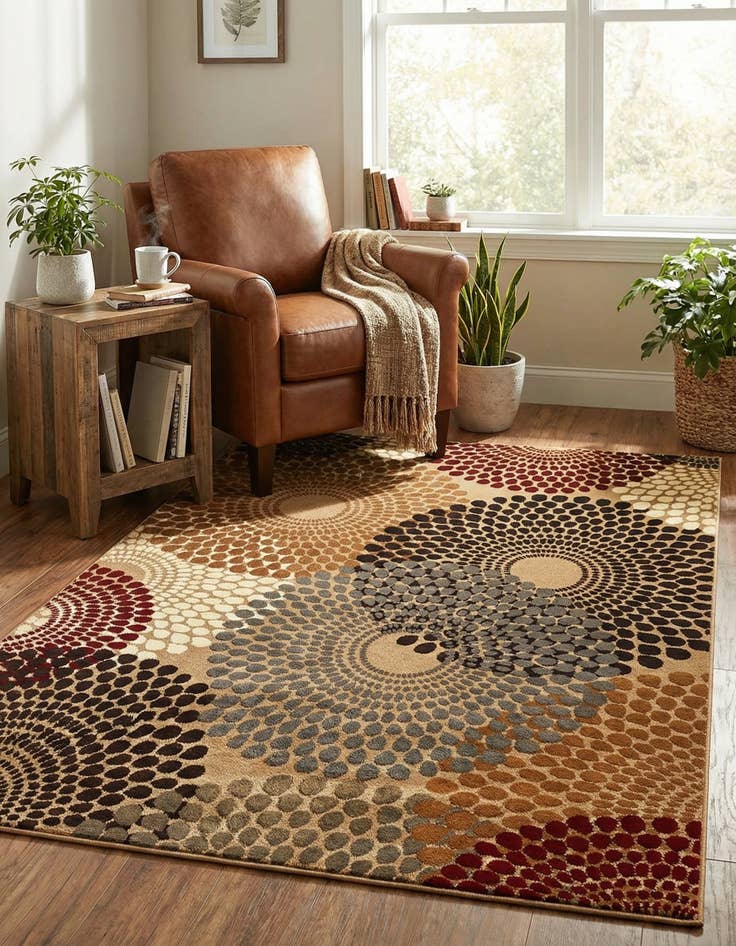 Detail image of 7' x 10' Coffee Shop Rug