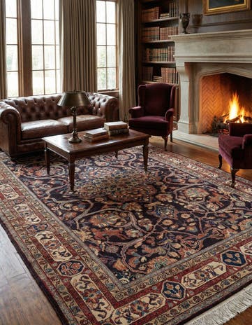 5' 10 x 10' 2 Hand Knotted Nahavand Persian Wool Rug
