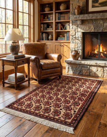 2' 4 x 4' Gabbeh Rug