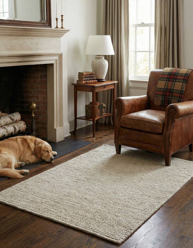 Detail image of 2' 2 x 3' 2  Hand Knotted Jill Zarin English Manor Wool Rug