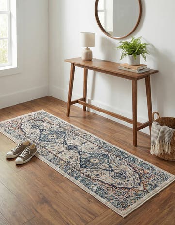 Blue Lola Runner Rug