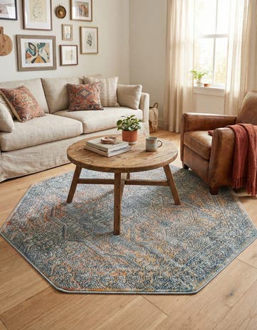 4' x 4' Newport Octagon Rug