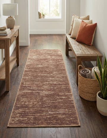 Brown Asha Runner Rug