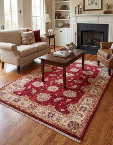 4' 3 x 6' 4 Hand Knotted Ariana Ziegler Rug