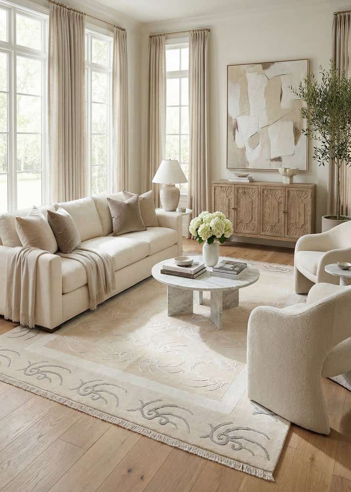 5' 6 x 7' 10 Hand Knotted Darya Rug