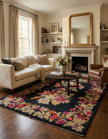 7' 6 x 10' 5 Hand Knotted Darya Rug