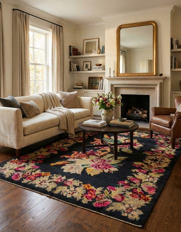 7' 6 x 10' 5 Hand Knotted Darya Rug