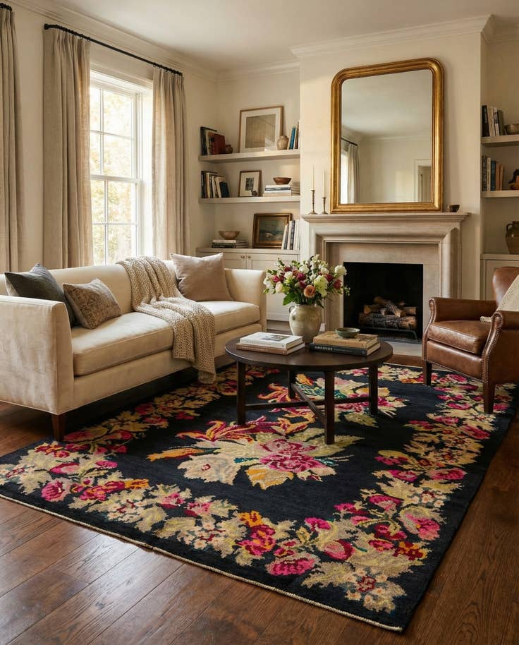 Detail image of 7' 6 x 10' 5 Hand Knotted Darya Rug