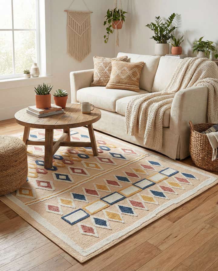 5' x 7' 7 Easy-Clean Indoor / Outdoor Rug
