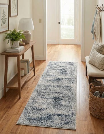 Blue Finsbury Runner Rug