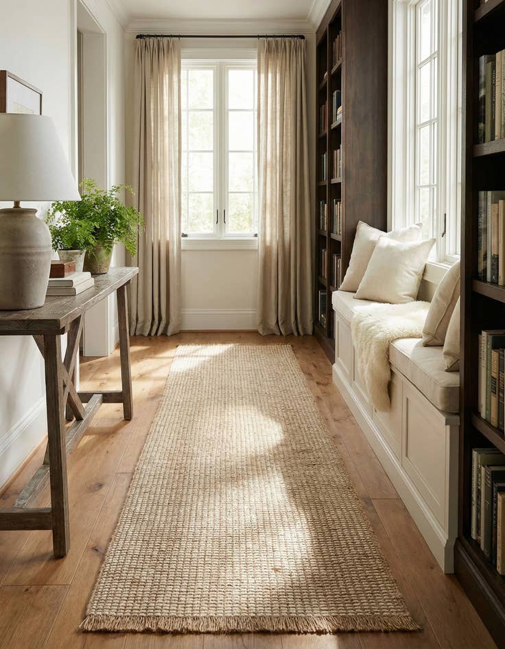 Detail image of 2' 7 x 10' Cottage Farm Runner Rug