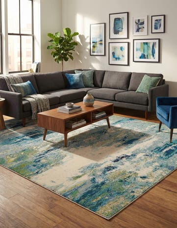 8' x 10' Washable Theia Rug