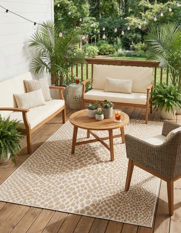 6' x 9' Easy-Clean Jill Zarin Cape Town Indoor / Outdoor Rug