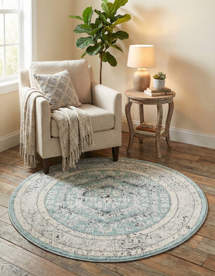 Detail image of 3' x 3' Aurelia Round Rug