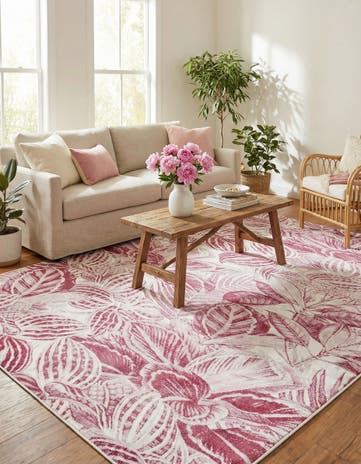 Fuchsia Blossom Rug