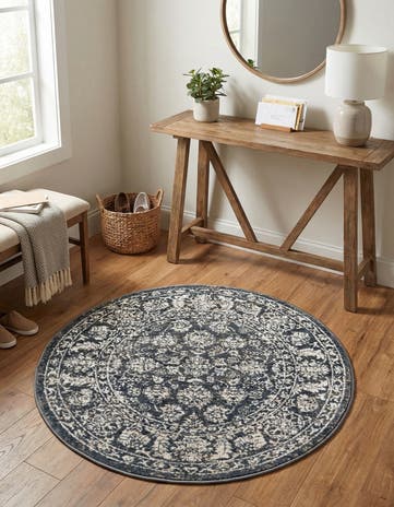 Jill Zarin 3' 3 x 3' 3 Uptown Central Park Round Rug