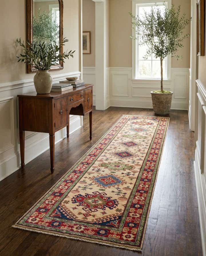 2' 9 x 15' 6 Hand Knotted Kazak Runner Rug