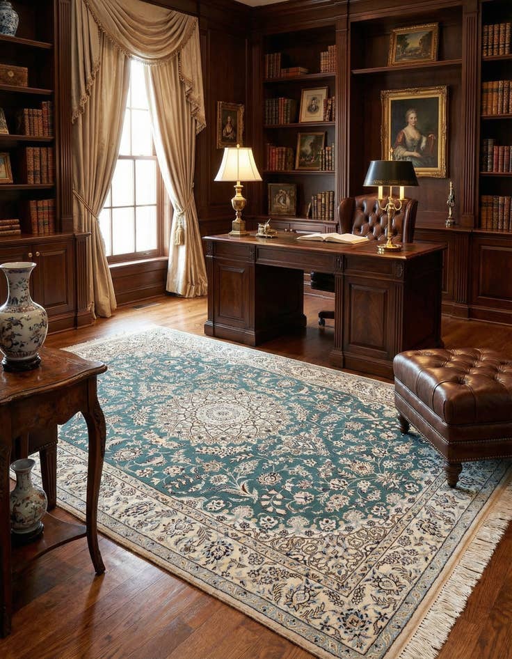 Detail image of 3' 9 x 5' 9 Nain Rug