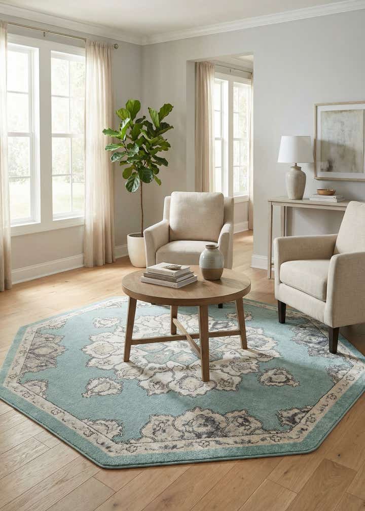 7' 10 x 7' 10 Parker Octagon Rug
