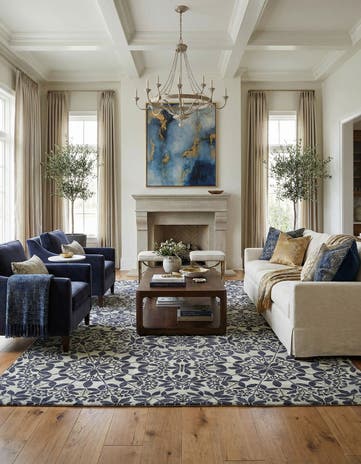 7' 8 x 9' 10 Hand Knotted Darya Rug