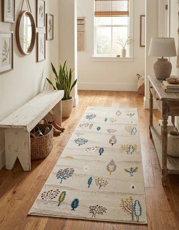 Ivory Laguna Runner Rug