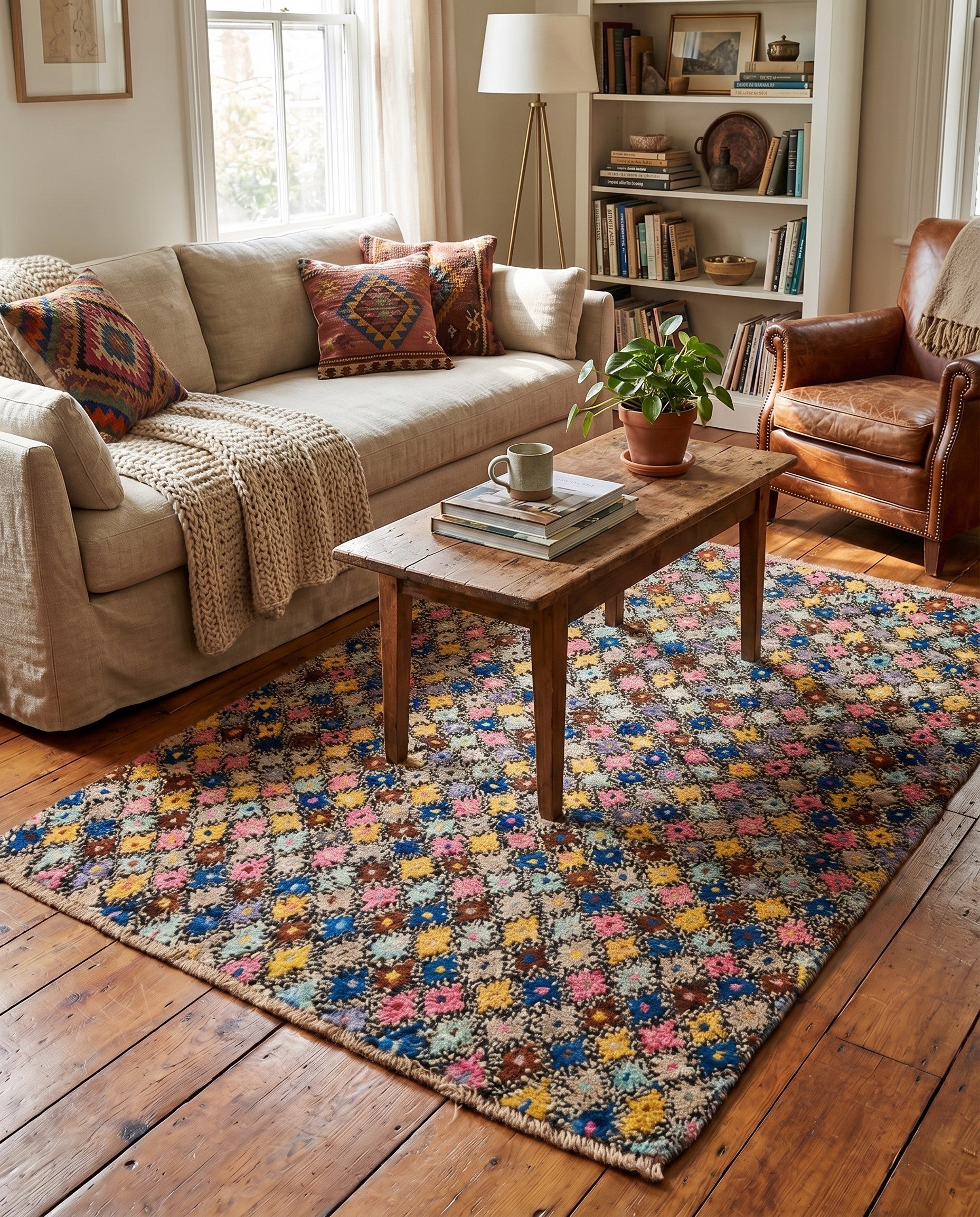 4' 1 x 5' 9 Hand Knotted Balouch Wool Rug