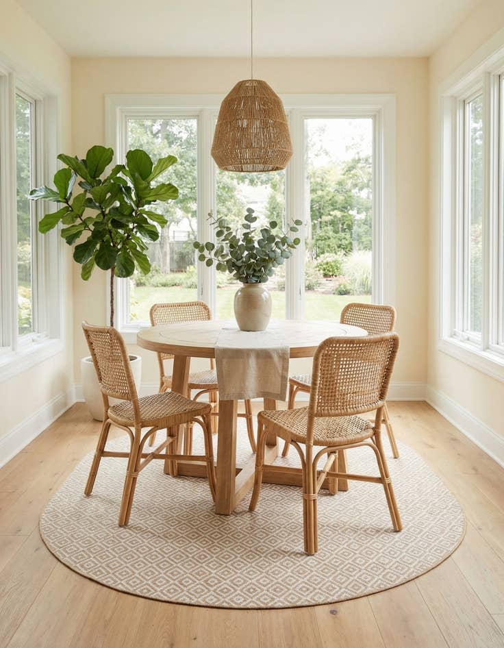 Detail image of 7' 10 x 10' Easy-Clean Jill Zarin Costa Rica Indoor / Outdoor Oval Rug