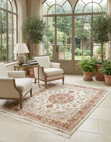 4' 11 x 7' Tabriz Rug
