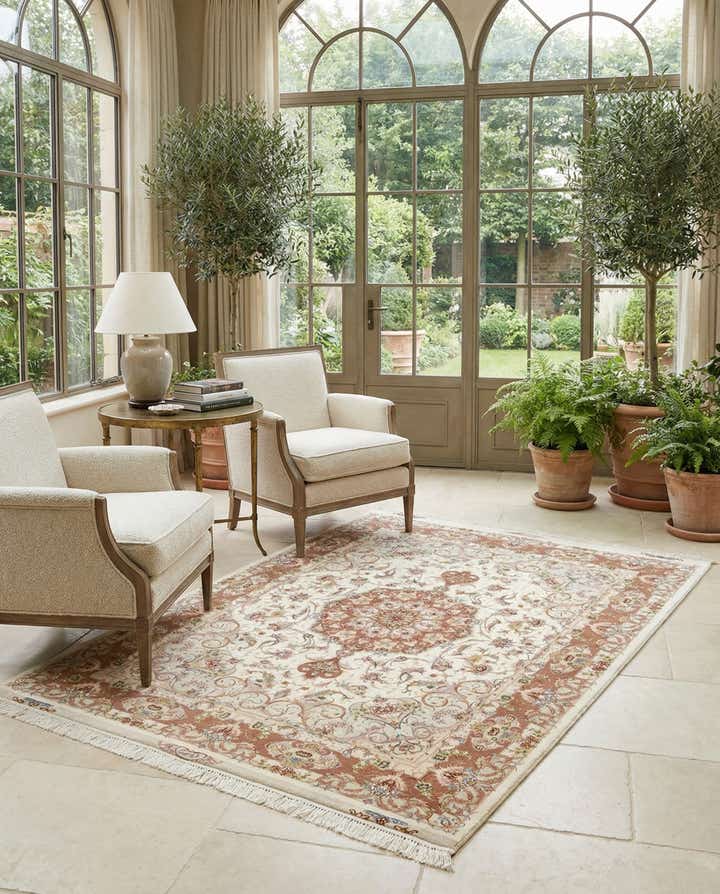 4' 11 x 7' Tabriz Rug