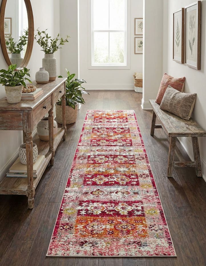 2' 7 x 10' Washable El Paso Runner Rug