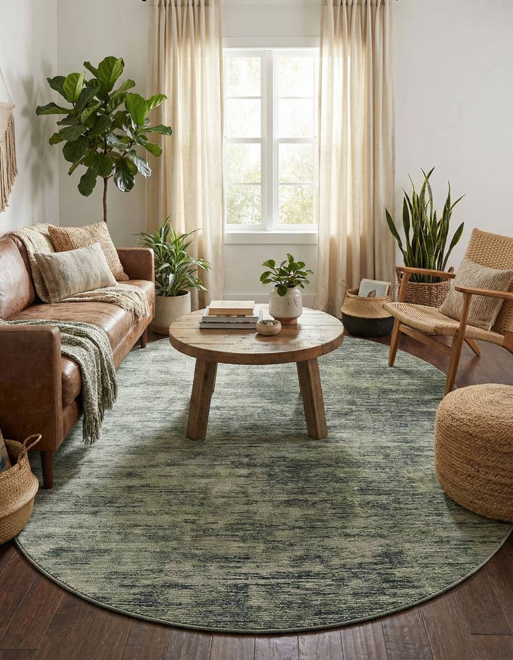 Detail image of 7' 6 x 10' 6 Asha Oval Rug