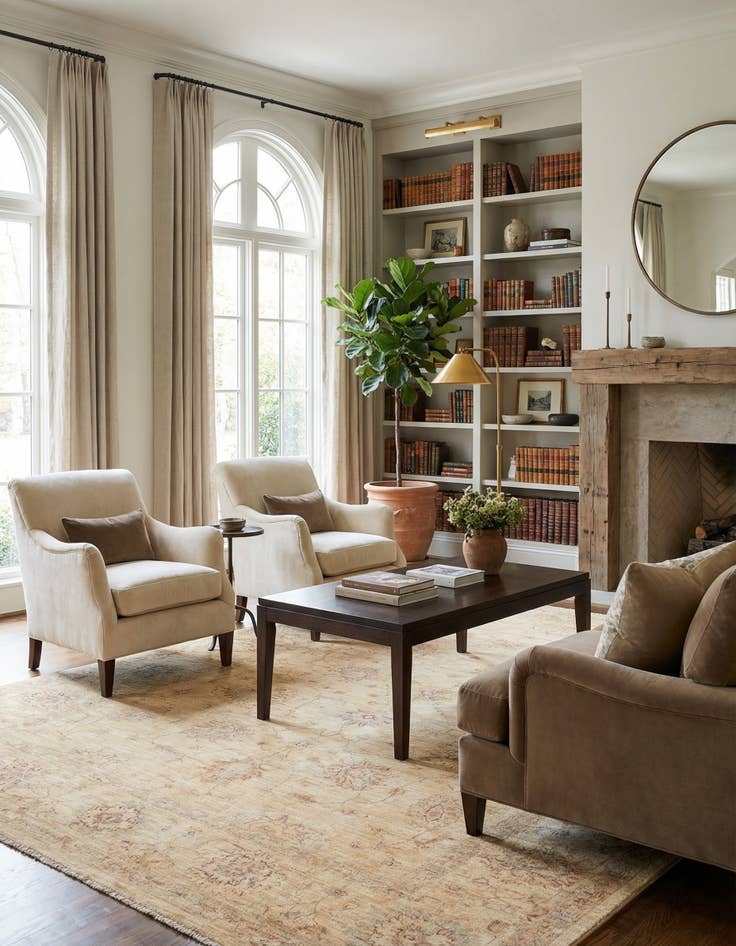 Detail image of 5' 8 x 7' 11  Hand Knotted Peshawar Ziegler Rug