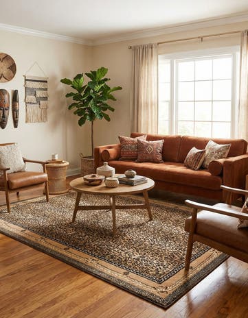 Brown Safari Rug